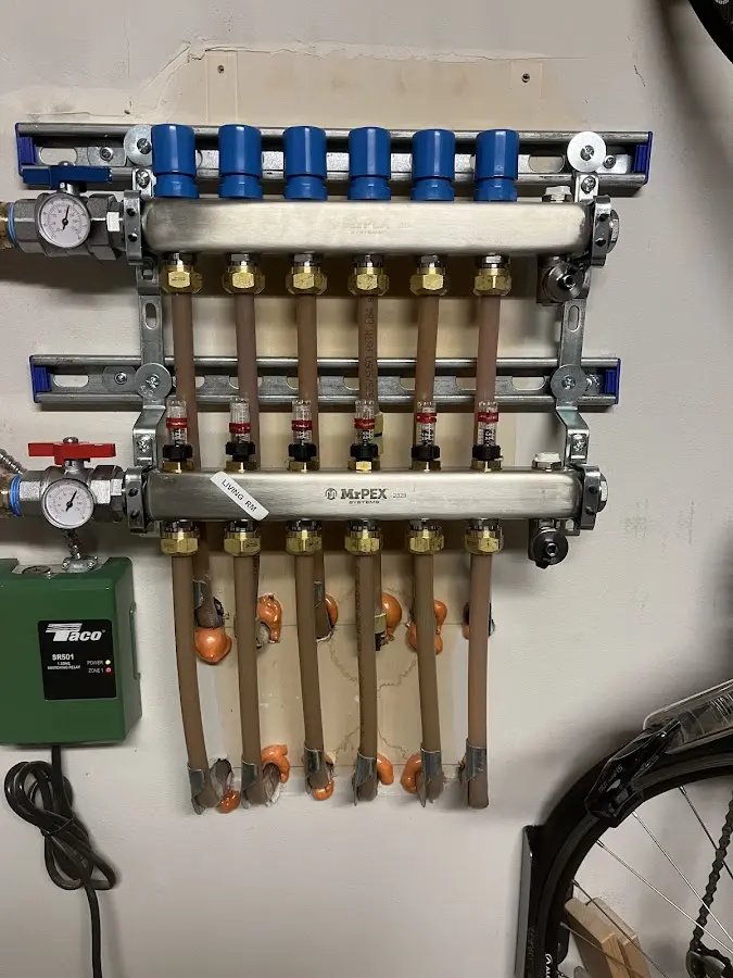 Plumber performing Leak Detection at a residential property in Blackhawk